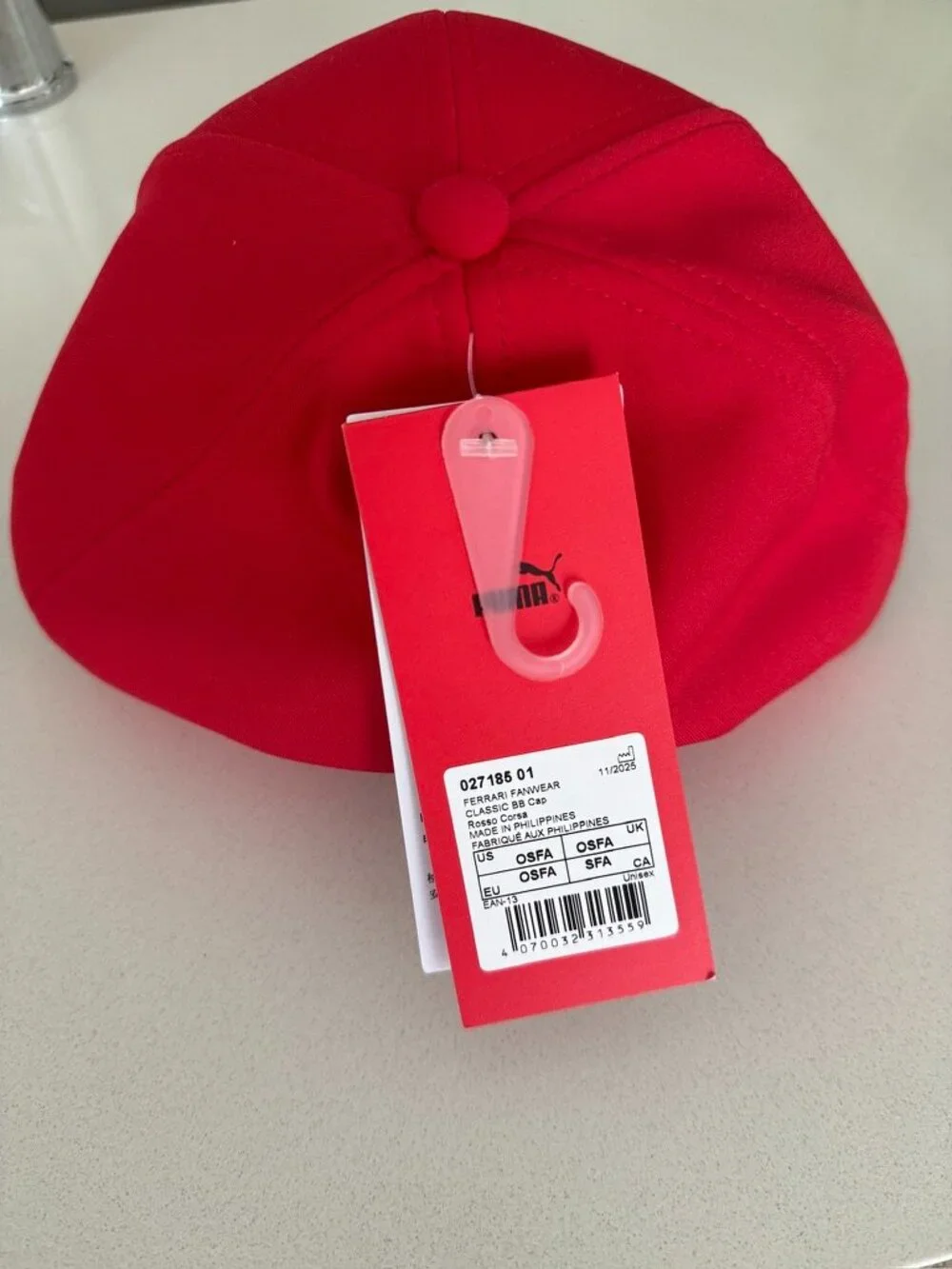 Puma Ferrari Fanwear Classic Baseball Cap